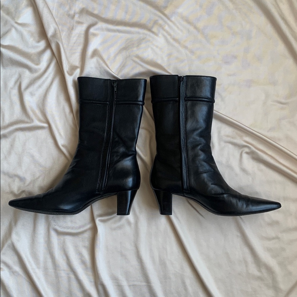 Cole Haan Black Ankle Boots - Picture 3 of 11